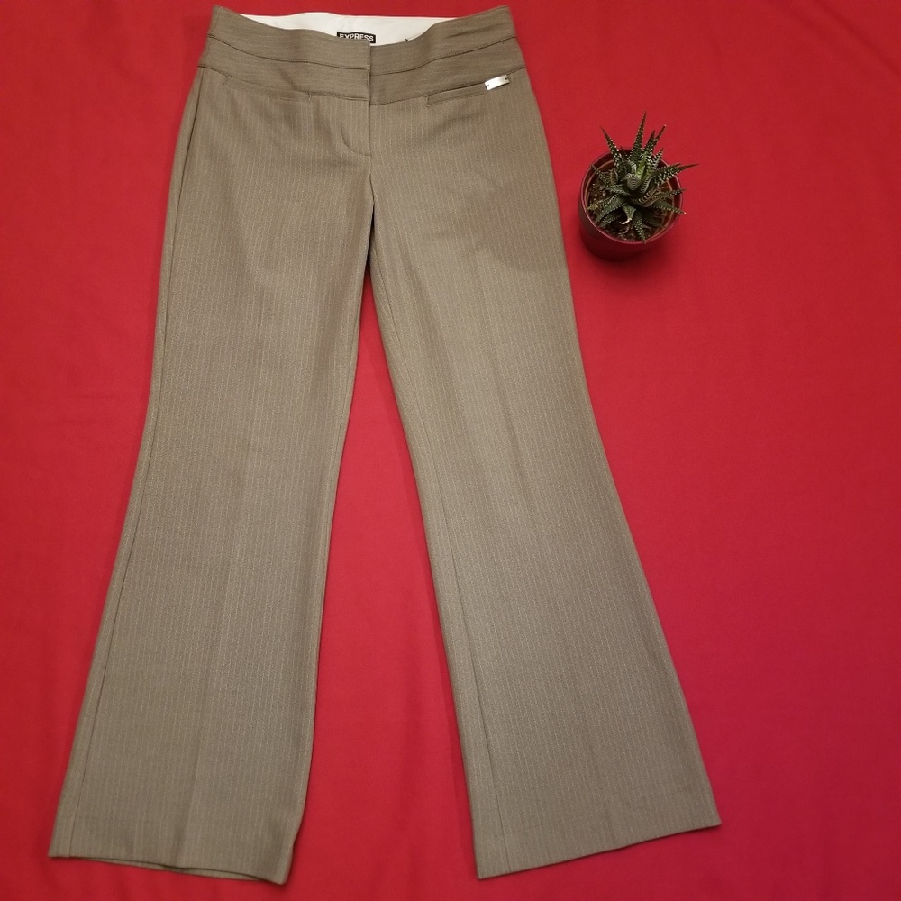 Express Editor Stripe Trouser Pants - image 1